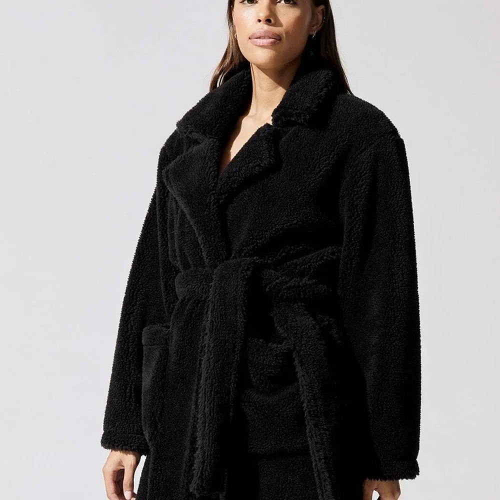 Carbon38 Black Teddy Trench